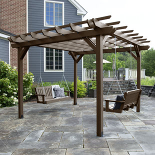 HIGHWOOD USA 12 Ft. W x 12 Ft. D Plastic Pergola
