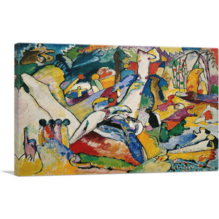 ARTCANVAS Sketch For Composition II 1910 On Canvas by Wassily Kandinsky Print