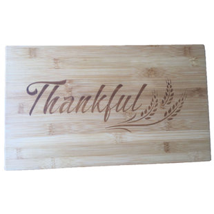 MDR Trading Inc. Bamboo Thankful Cutting Board
