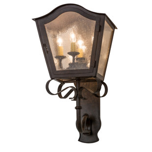MEYDA LIGHTING Christian Steel Candle Wall Light