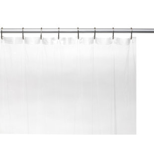 BEN AND JONAH Vinyl 5 Gauge Single Shower Curtain Liner