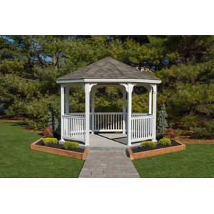 YARDCRAFT 12 Ft. W x 12 FT. D Vinyl Patio Gazebo