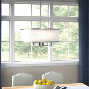 WADE LOGAN® Berthine 7 - Light Dimmable Drum Chandelier