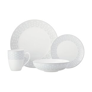 MAXWELL & WILLIAMS Harlequin 16 Piece Porcelain China Dinnerware Set - Service for 4