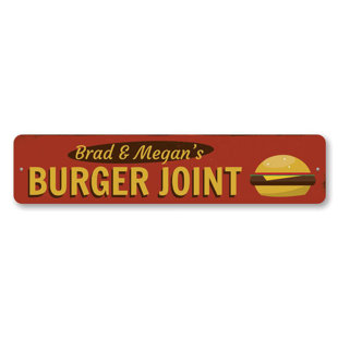 LIZTON SIGN SHOP, INC Burger Joint Aluminum Sign