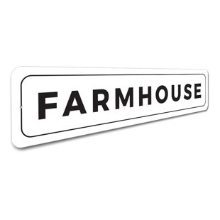 LIZTON SIGN SHOP, INC Primitive Farmhouse Aluminum Sign