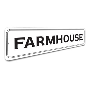 LIZTON SIGN SHOP, INC Farmhouse Aluminum Sign
