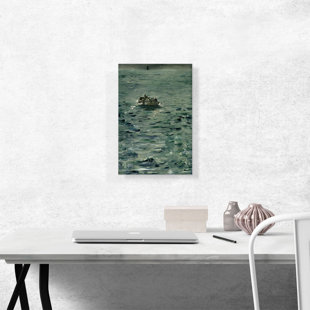 ARTCANVAS Rochefort's Escape 1881 by Edouard Manet - Wrapped Canvas Painting Print