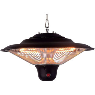 Optimus Enterprise, Inc. 120 Watt Watt 5000 BTU BTU Electric Compact Space Heater with Adjustable Thermostat , Remote Included