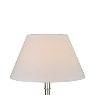 FENCHEL SHADES 8.25" H X 15" W Empire Lamp Shade - (Spider Attachment) In Linen White