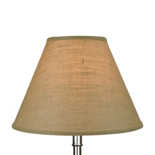 FENCHEL SHADES 12" H x 18" W Empire Lamp Shade - (Spider Attachment) in Burlap Natural