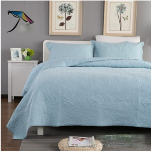 SHUBOZEMAN LLC DBOZE Egyptian Cotton Sateen Coverlet Set