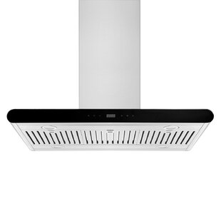 Empava 36" Stainless Steel 400 CFM Ducted (Vented) Range Hood with Baffle Filter