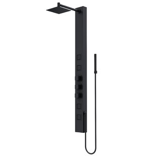 VIGO Sutton 58" H X 5" W EZDivert™ 4-Jet Shower System with Hand Shower Wand and Adjustable Shower Head