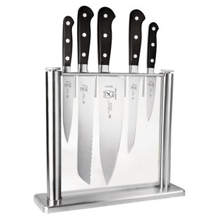 Mercer Cutlery Renaissance 6 Piece Stainless Steel Knife Block Set
