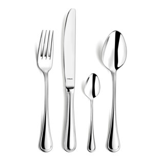 Amefa USA Corp Stainless Steel Flatware Set - Service for 4