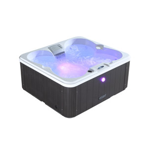 Canadian Spa Co Gander 120 Volt 4 Person - Person 15 - Jet Acrylic Rectangle Plug And Play Hot Tub with Ozonator