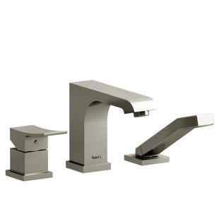 RIOBEL 3-Piece Deck-Mount Tub Filler with Handshower