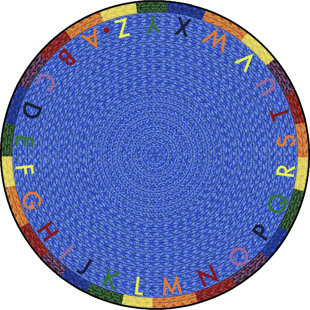 Alphabet Braid by Joy Carpets Area Rug