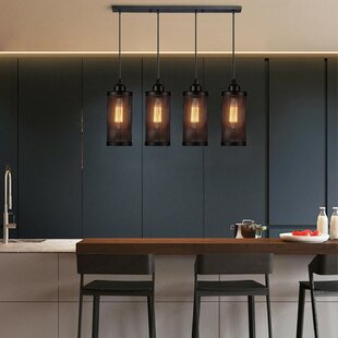 MERCURY ROW Langsa 4 - Light Black Pendant