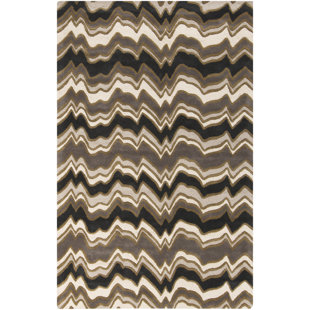 CANDICE OLSON RUGS Modern Classics Handmade Wool Brown Rug