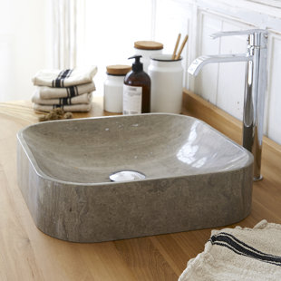TIKAMOON Vasque 40 cm Countertop Basin