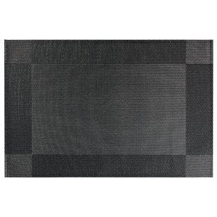 IH CASADÉCOR Vinyl Geometric Rectangle Placemat (Set of 12)