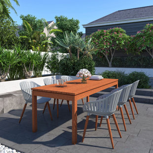 KITSCO Ciaran 6 - Person Rectangular Outdoor Dining Set
