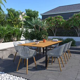 KITSCO Ciaran 8 - Person Rectangular Outdoor Dining Set