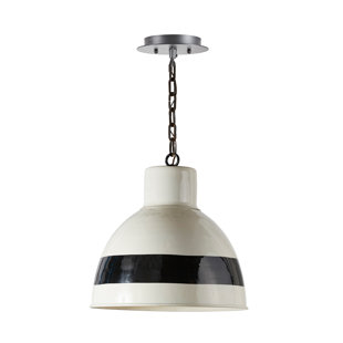 AIDAN GRAY Jasper 2 - Light Black Unique/Statement Pendant