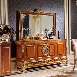INFINITY FURNITURE IMPORT Narcissus 87'' Solid Wood Sideboard
