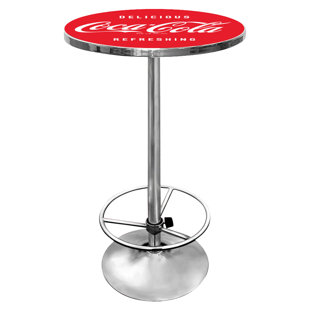 TRADEMARK GLOBAL Coca-Cola Pub Table