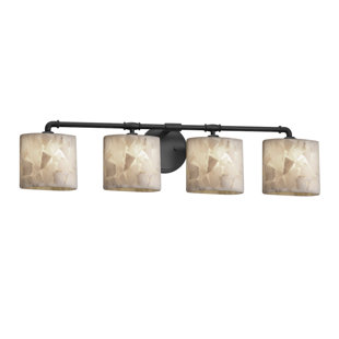 JUSTICE DESIGN GROUP Alabaster Rocks 4 - Light Bath Bar