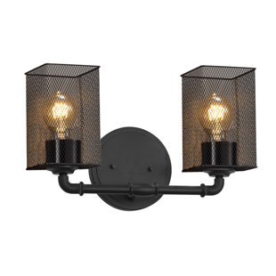 JUSTICE DESIGN GROUP 2-Light Dimmable Vanity Light