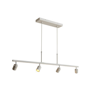 VIDALITE Matte White LED Adjustable Track Pendant