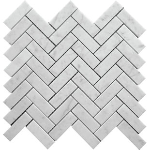 TILE CLUB 11.9'' W x 12.8'' L Marble Tile Mosaic Sheet