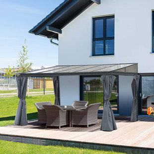 DAKOTA FIELDS Milanna 3m x 4m Aluminium Patio Gazebo