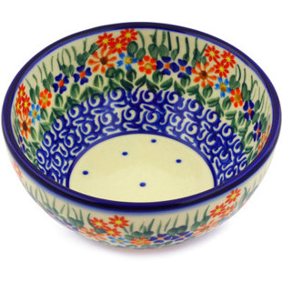 POLMEDIA Polish Pottery 24 oz. Stoneware Bowl