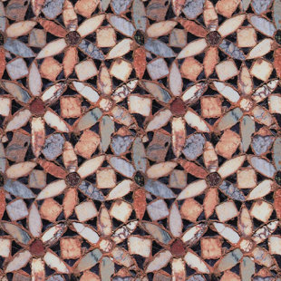 IMAGINE TILE, INC. Fiore 12" x 12" Traight Edge Ceramic Wall & Floor Tile