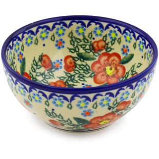 POLMEDIA Polish Pottery 24 oz. Stoneware Bowl