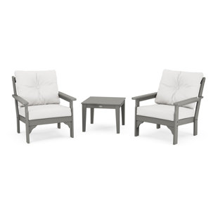 POLYWOOD® Vineyard 3-Piece Deep Seating Set