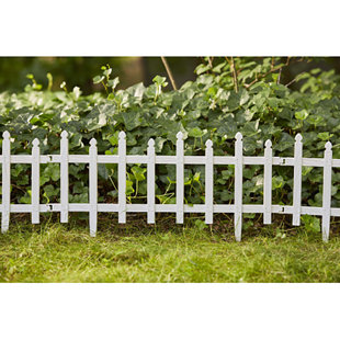 SOUTHERN PATIO® 1 ft. H x 2 ft. W Cape Cod Composite Fencing (Set of 18)