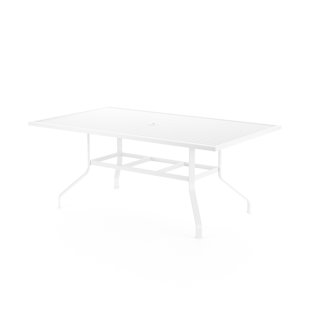 SUNSET WEST Bristol Rectangular Aluminum Outdoor Dining Table