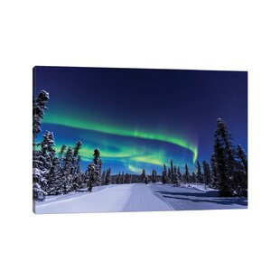 UNION RUSTIC Aurora Borealis, Northern Lights Near Fairbanks, Alaska I by Stuart Westmorland - Print on Canvas