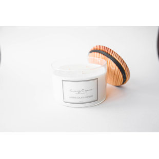 AMAZING ESSENCE Herbaceous Lavender Scented Jar Candle