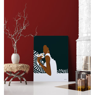 ULLI HOME Deja - African American Woman by Ify Ojo - Wrapped Canvas Graphic Art Print