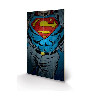 DISNEY DC Comics Superman Torso Graphic Art Print