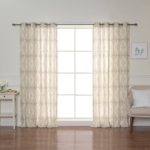 ROSDORF PARK Futrell Semi Sheer Curtain Pair