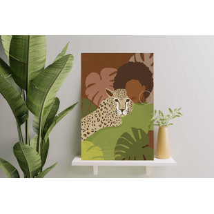 ULLI HOME " Alexis Leopard Queen - African American Woman " by Ify Ojo
