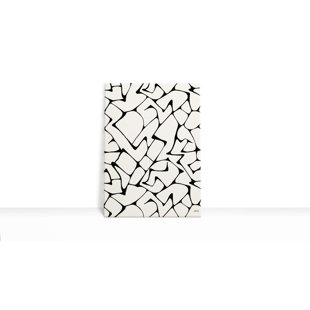 ULLI HOME " Tola Black And White Mid-Century Abstract " by Ify Ojo